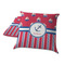 Sail Boats & Stripes Decorative Pillow Case - TWO