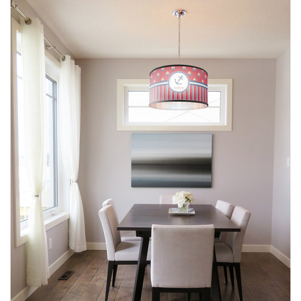 Sail Boats & Stripes Dining Room Pendant Lamp