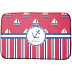 Sail Boats & Stripes Dish Drying Mat (Personalized)
