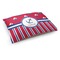 Sail Boats & Stripes Dog Bed - Medium w/ Name or Text