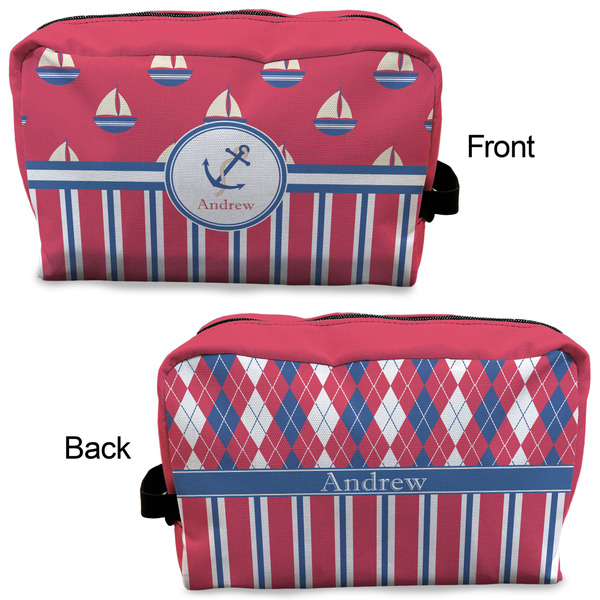 Sail Boats & Stripes Dopp Kit - Approval