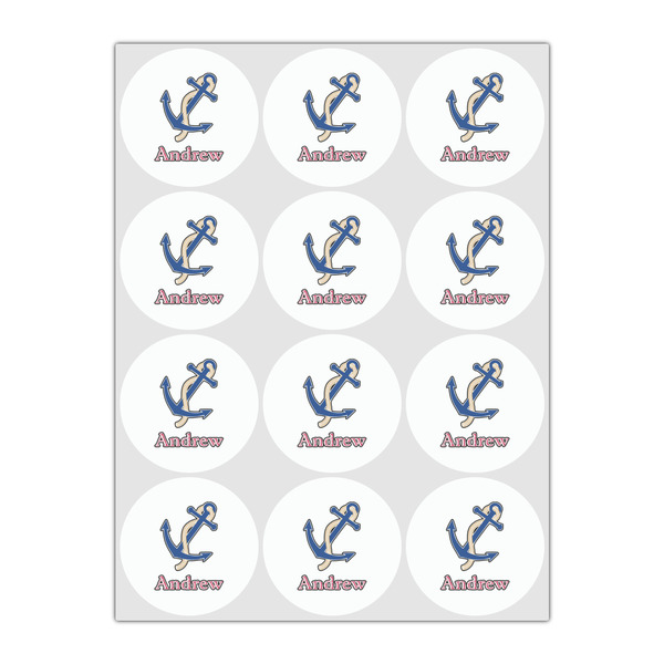 Sail Boats & Stripes Drink Topper - Small - Set of 12