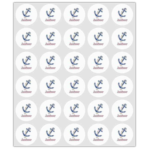 Sail Boats & Stripes Drink Topper - XSmall - Set of 30