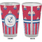 Sail Boats & Stripes Pint Glass - Full Color - Front & Back Views