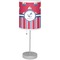 Sail Boats & Stripes Lamp with Drum Shade (Personalized)