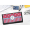 Sail Boats & Stripes DyeTrans Checkbook Cover - LIFESTYLE