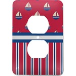 Sail Boats & Stripes Electric Outlet Plate