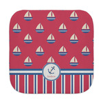 Sail Boats & Stripes Face Towel (Personalized)