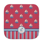 Sail Boats & Stripes Face Towel (Personalized)