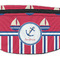 Sail Boats & Stripes Fanny Pack - Closeup