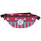 Sail Boats & Stripes Fanny Pack - Front
