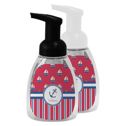 Sail Boats & Stripes Foam Soap Bottle (Personalized)