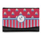 Sail Boats & Stripes Genuine Leather Womens Wallet - Front/Main