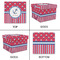 Sail Boats & Stripes Gift Boxes with Lid - Canvas Wrapped - X-Large - Approval