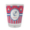 Sail Boats & Stripes Glass Shot Glass - 1.5 oz - Set of 4 (Personalized)