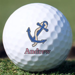 Sail Boats & Stripes Golf Balls - Titleist Pro V1 - Set of 3 (Personalized)