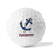 Sail Boats & Stripes Golf Balls - Generic - Set of 12 - FRONT