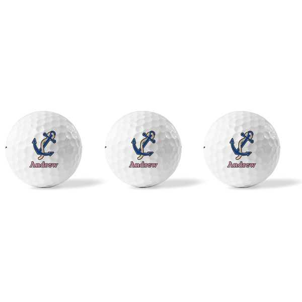 Sail Boats & Stripes Golf Balls - Titleist - Set of 3 - APPROVAL