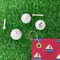 Sail Boats & Stripes Golf Balls - Titleist - Set of 3 - LIFESTYLE
