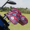 Sail Boats & Stripes Golf Club Cover - Set of 9 - On Clubs