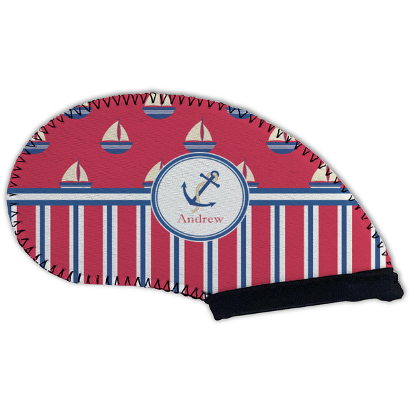 Sail Boats & Stripes Golf Club Covers - BACK