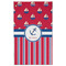 Sail Boats & Stripes Golf Towel - Front (Large)