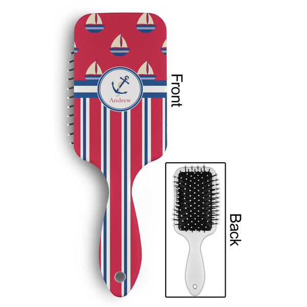 Sail Boats & Stripes Hair Brush - Approval