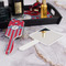 Sail Boats & Stripes Hair Brush - With Hand Mirror