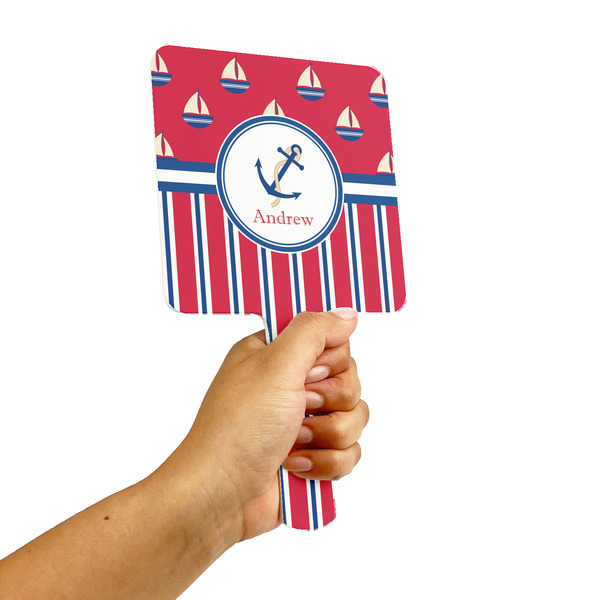 Sail Boats & Stripes Hand Mirrors - Alt View