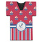 Sail Boats & Stripes Jersey Bottle Cooler (Personalized)