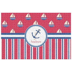 Sail Boats & Stripes 1014 pc Jigsaw Puzzle (Personalized)