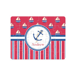 Sail Boats & Stripes Jigsaw Puzzles (Personalized)