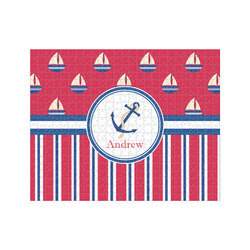Sail Boats & Stripes 500 pc Jigsaw Puzzle (Personalized)