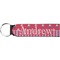 Sail Boats & Stripes Neoprene Keychain Fob (Personalized)