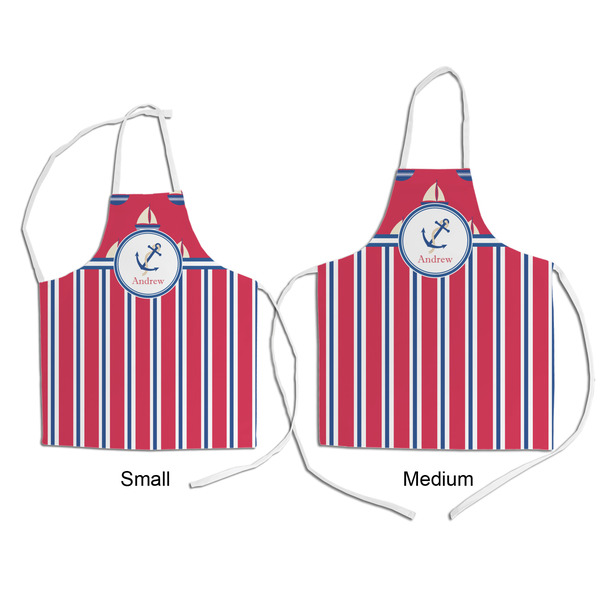 Sail Boats & Stripes Kid's Aprons - Comparison