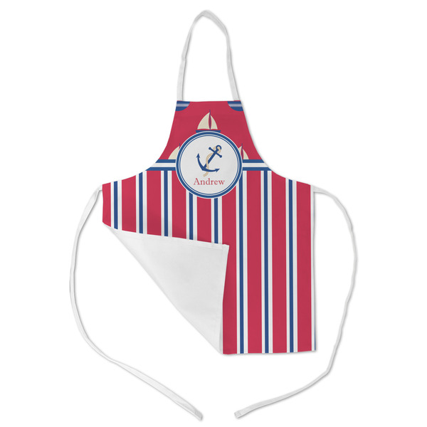 Sail Boats & Stripes Kid's Aprons - Medium - Main (med/lrg)