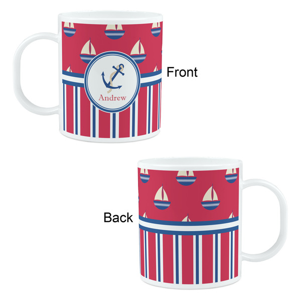 Sail Boats & Stripes Kid's Mug - Apvl