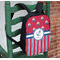 Sail Boats & Stripes Kids Backpack - In Context