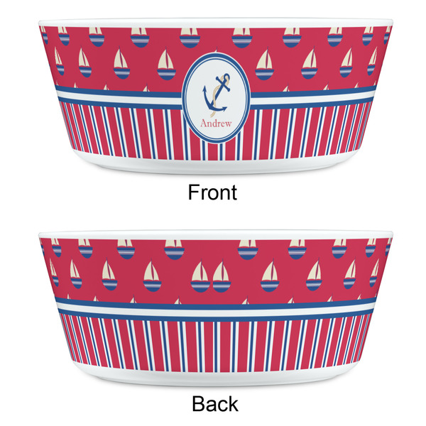 Sail Boats & Stripes Kids Bowls - APPROVAL