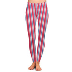 Sail Boats & Stripes Ladies Leggings - Extra Large