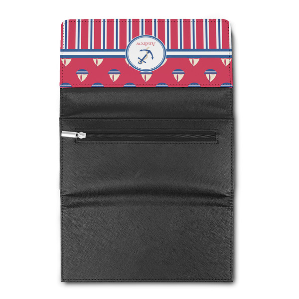 Sail Boats & Stripes Ladies Wallet (Open)