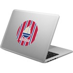 Sail Boats & Stripes Laptop Decal (Personalized)