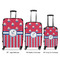 Sail Boats & Stripes Luggage Bags all sizes - With Handle