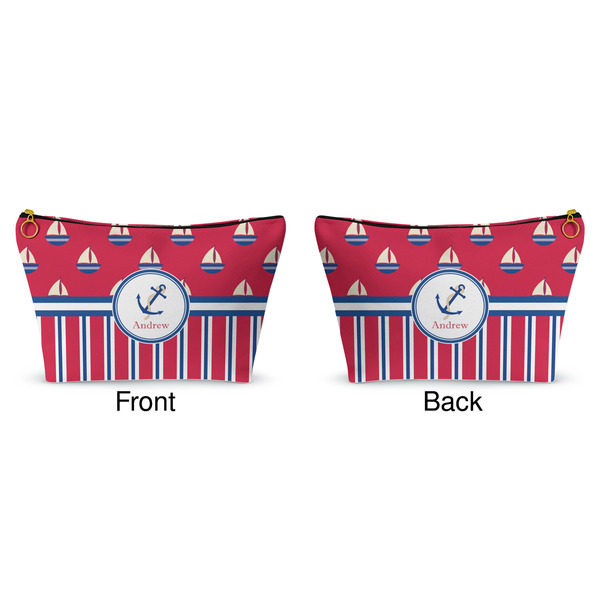 Sail Boats & Stripes Makeup Bag Approval