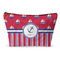 Sail Boats & Stripes Makeup Bag - Small - 8.5"x4.5" (Personalized)