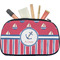 Sail Boats & Stripes Makeup / Cosmetic Bag - Medium (Personalized)