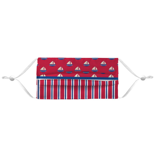 Sail Boats & Stripes Mask - Pleated (new) APPROVAL