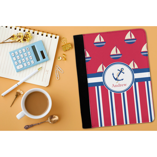 Sail Boats & Stripes Medium Padfolio - LIFESTYLE (adult)