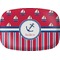 Sail Boats & Stripes Melamine Platter (Personalized)