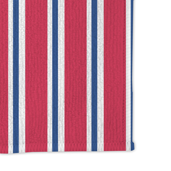 Sail Boats & Stripes Microfiber Dish Rag - DETAIL